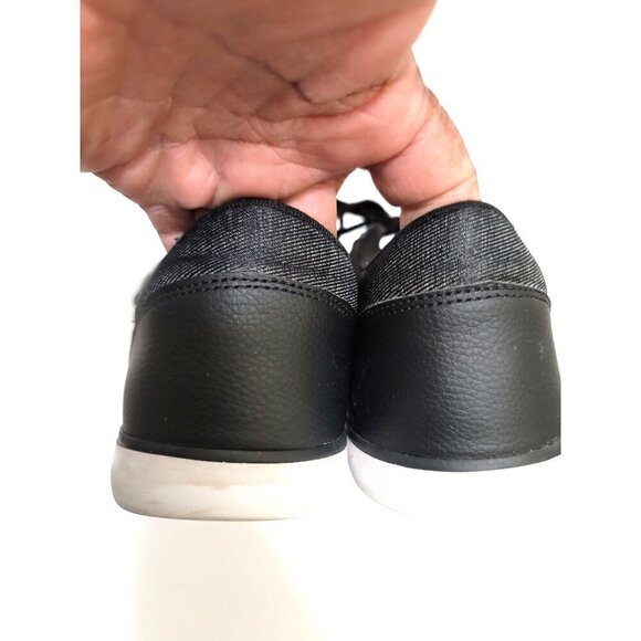 Lacoste Mens Black Leather Casual  Sneakers Size 10 - Picture 5 of 12